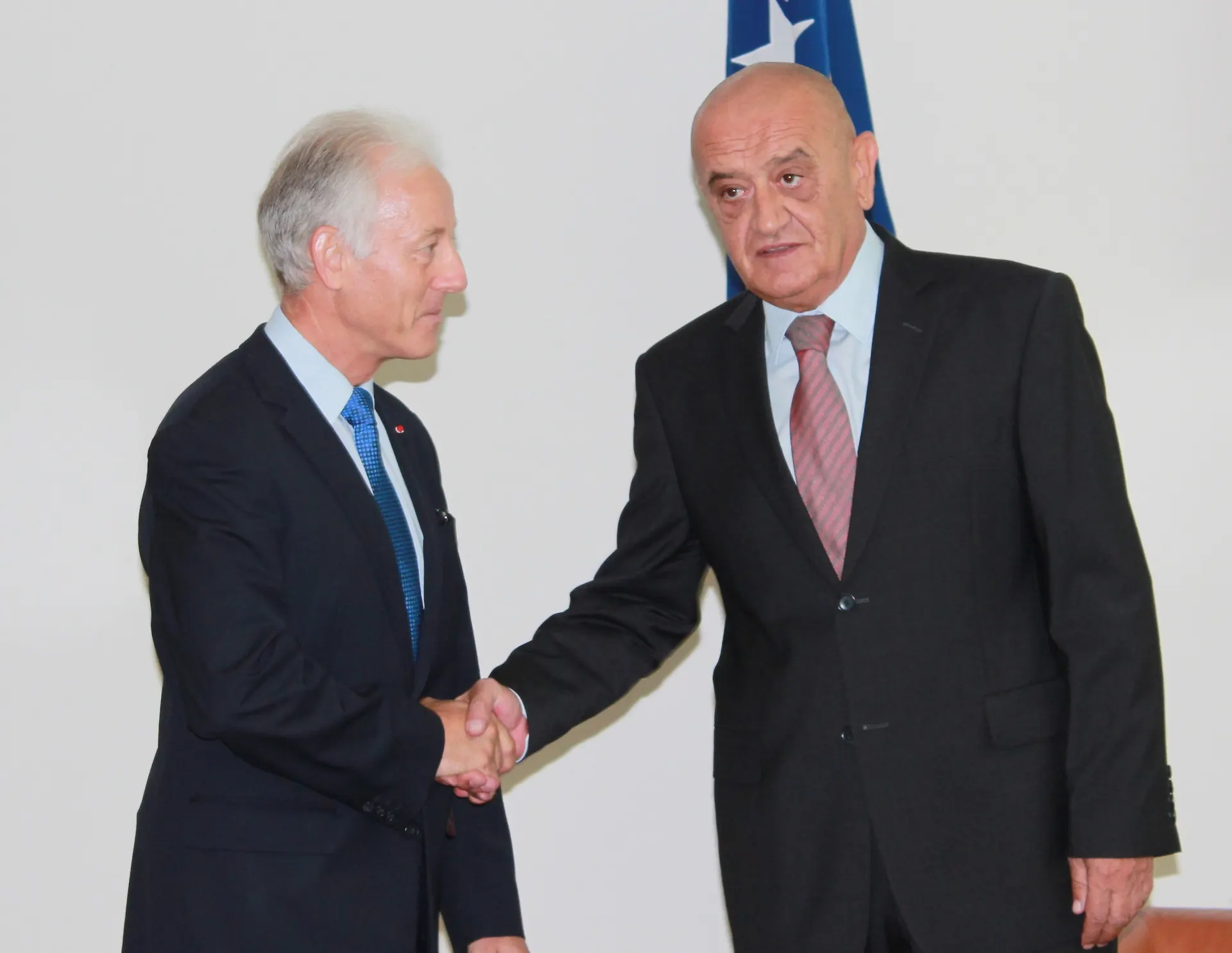 Ambassador Gilles in Farewell Visit to Chairman Bevanda