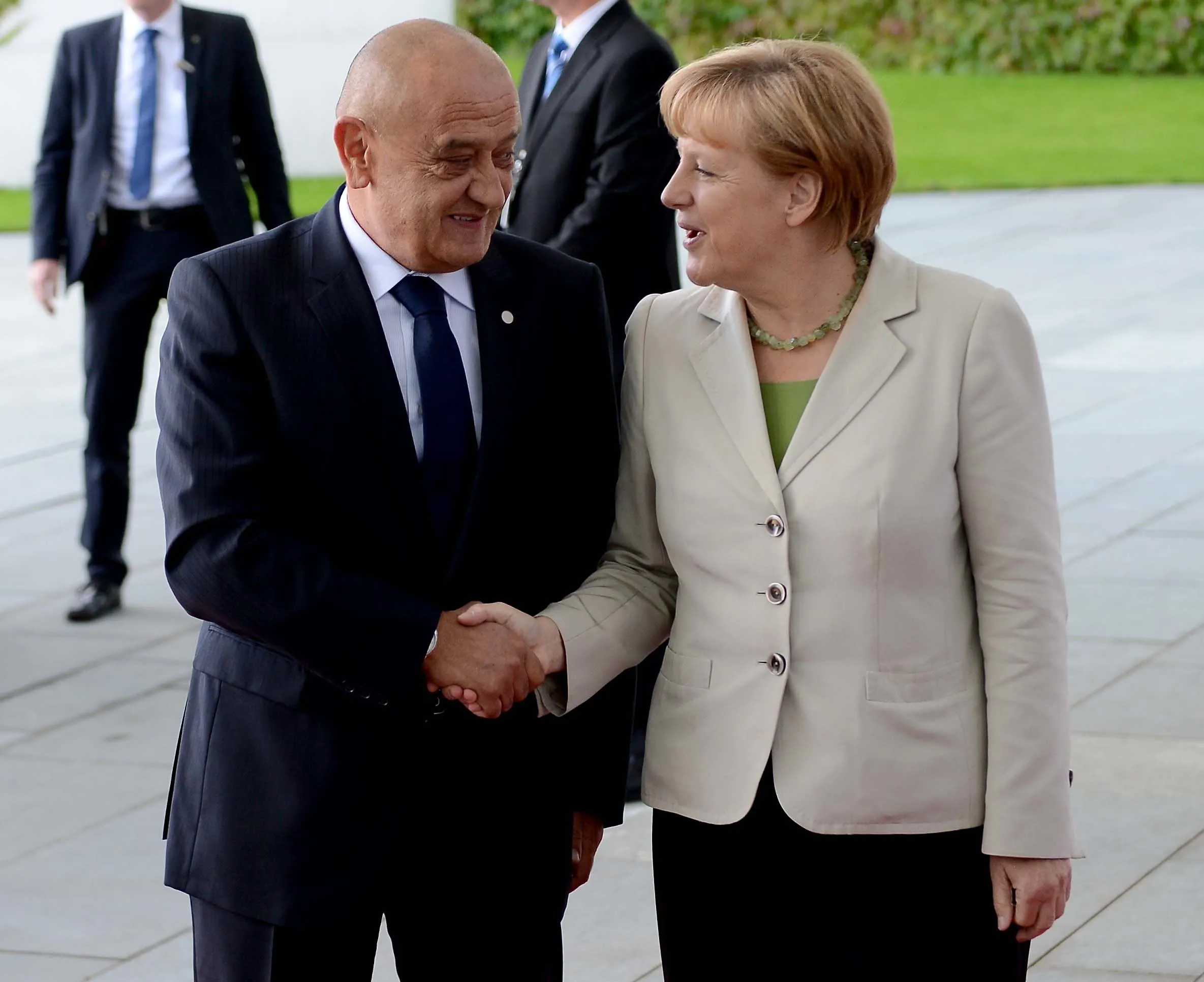 Predsjedatelja Bevandu dočekala kancelarka SR Njemačke Angela Merkel