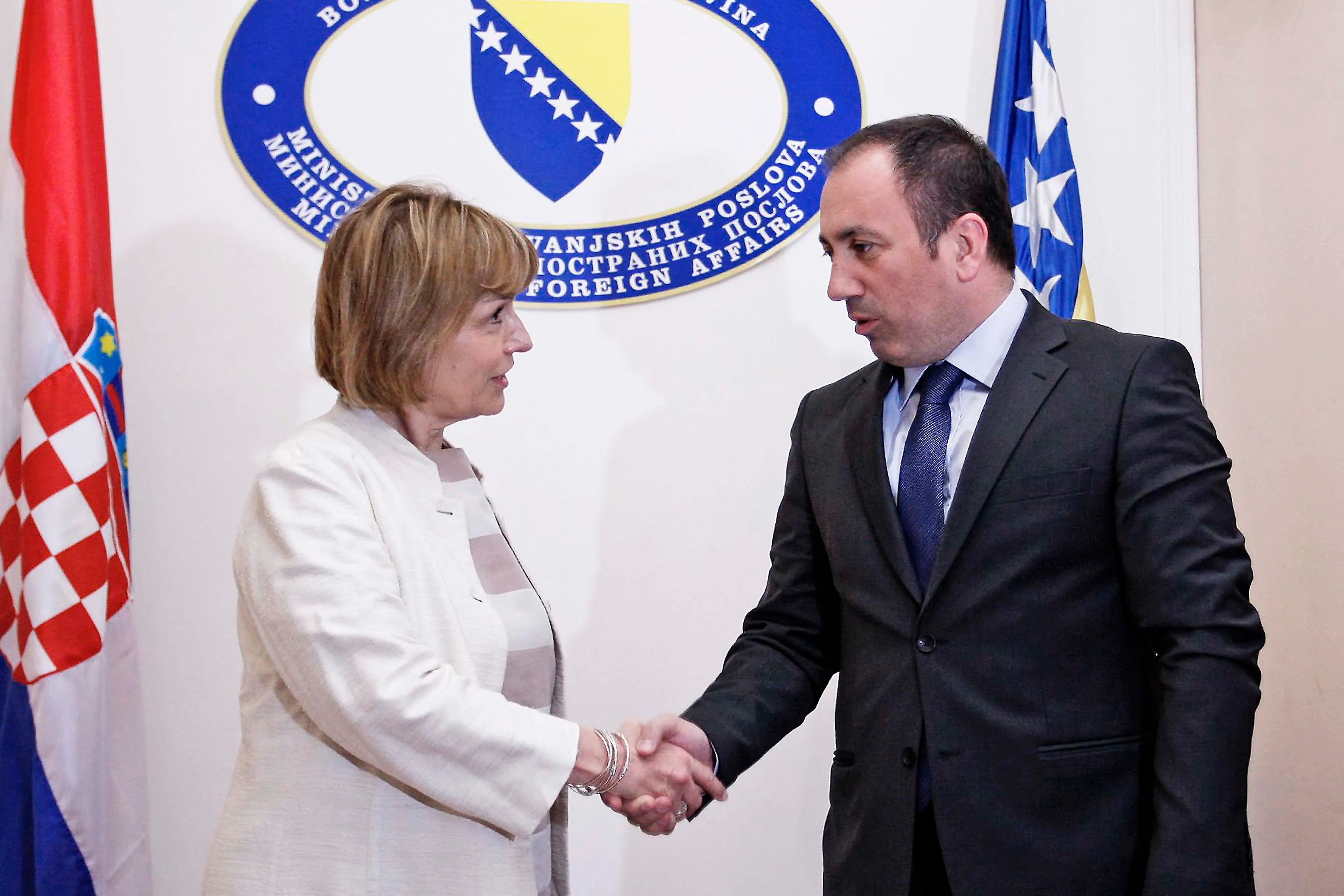 Ministar vanjskih poslova BiH Igor Crnadak sastao se sa prvom potpredsjednicom Vlade i ministricom vanjskih i europskih poslova Republike Hrvatske Vesnom Pusić