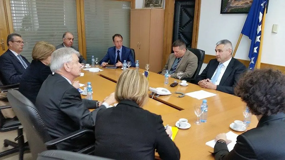 Министар комуникација и транспорта БиХ Славко Матановић сусрео се са специјалним изаслаником француског министра спољних послова за економске односе са Балканом Аленом Ришаром