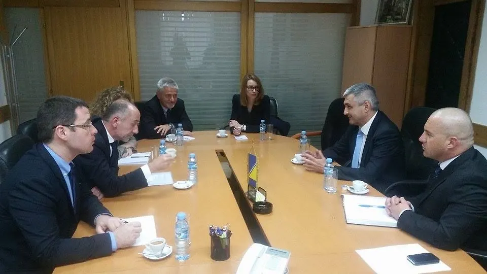 BiH Minister of Communications and Transport, Slavko Matanovic, met with Director for Albania, BiH, Kosovo and Serbia issues in the EU Directorate for Enlargement, Jean-Eric Paquet