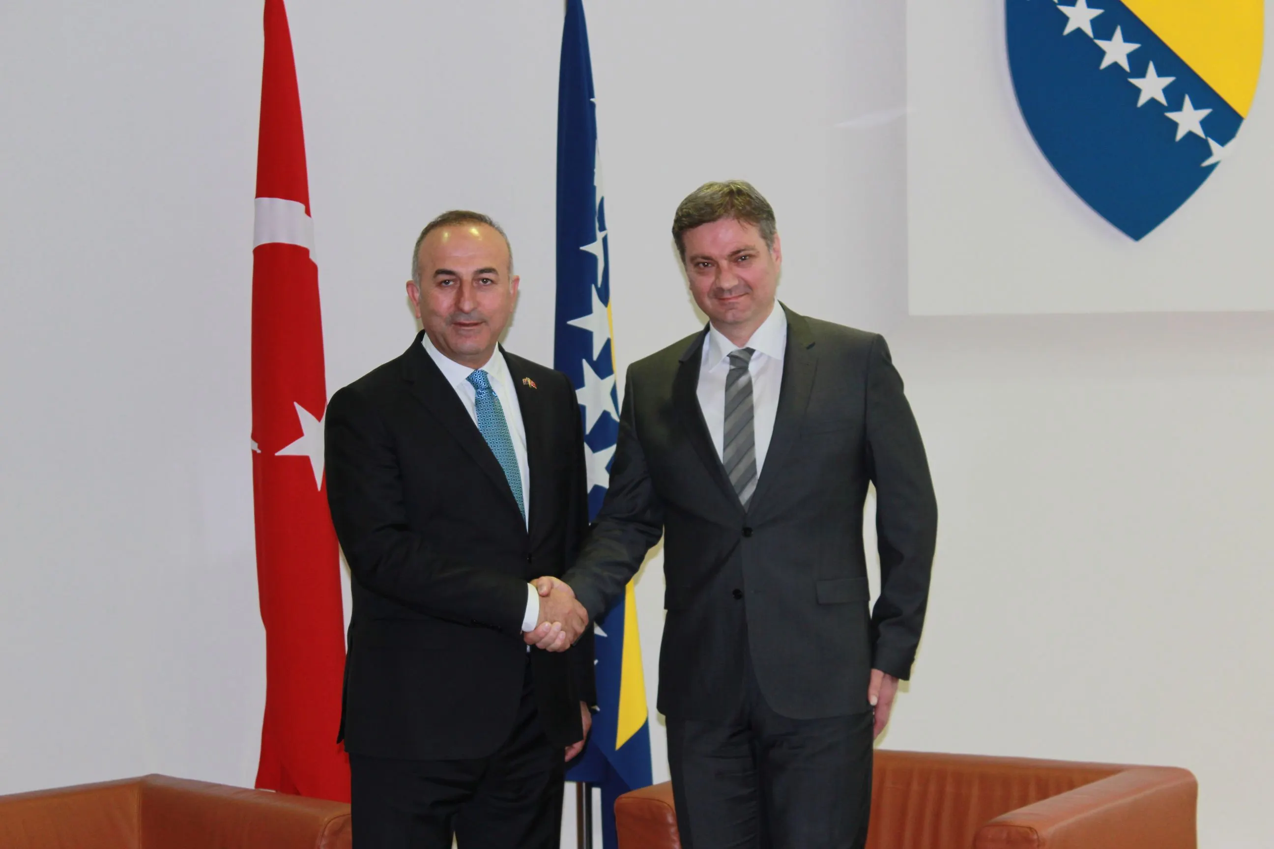 Chairman of Council of Ministers of BIH Talks with Head of Turkish Diplomacy