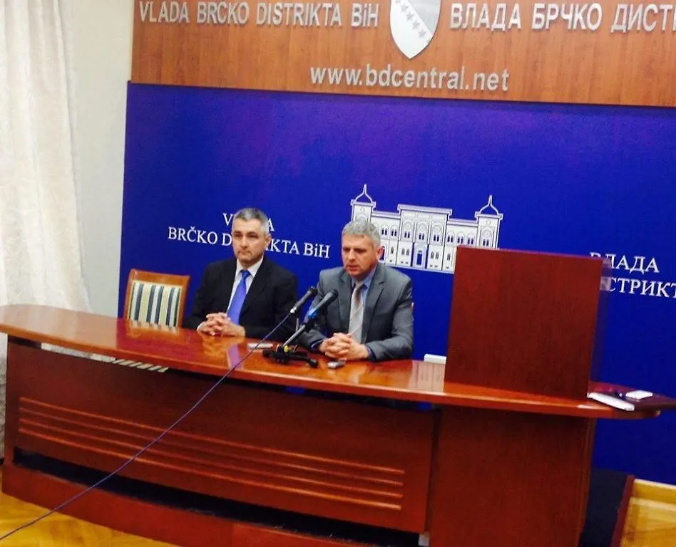 Ministar komunikacija i prometa BiH Slavko Matanović susreo se sa gradonačelnikom Brčko distrikta BiH Antom Domićem
