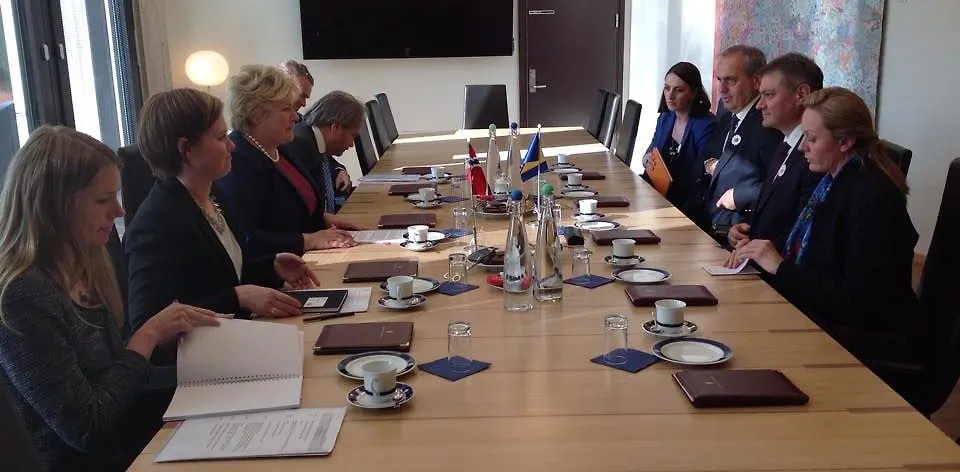 Predsjedatelj Zvizdić u Oslu razgovarao sa predsjednicom Vlade Kraljevine Norveške Ernom Solberg