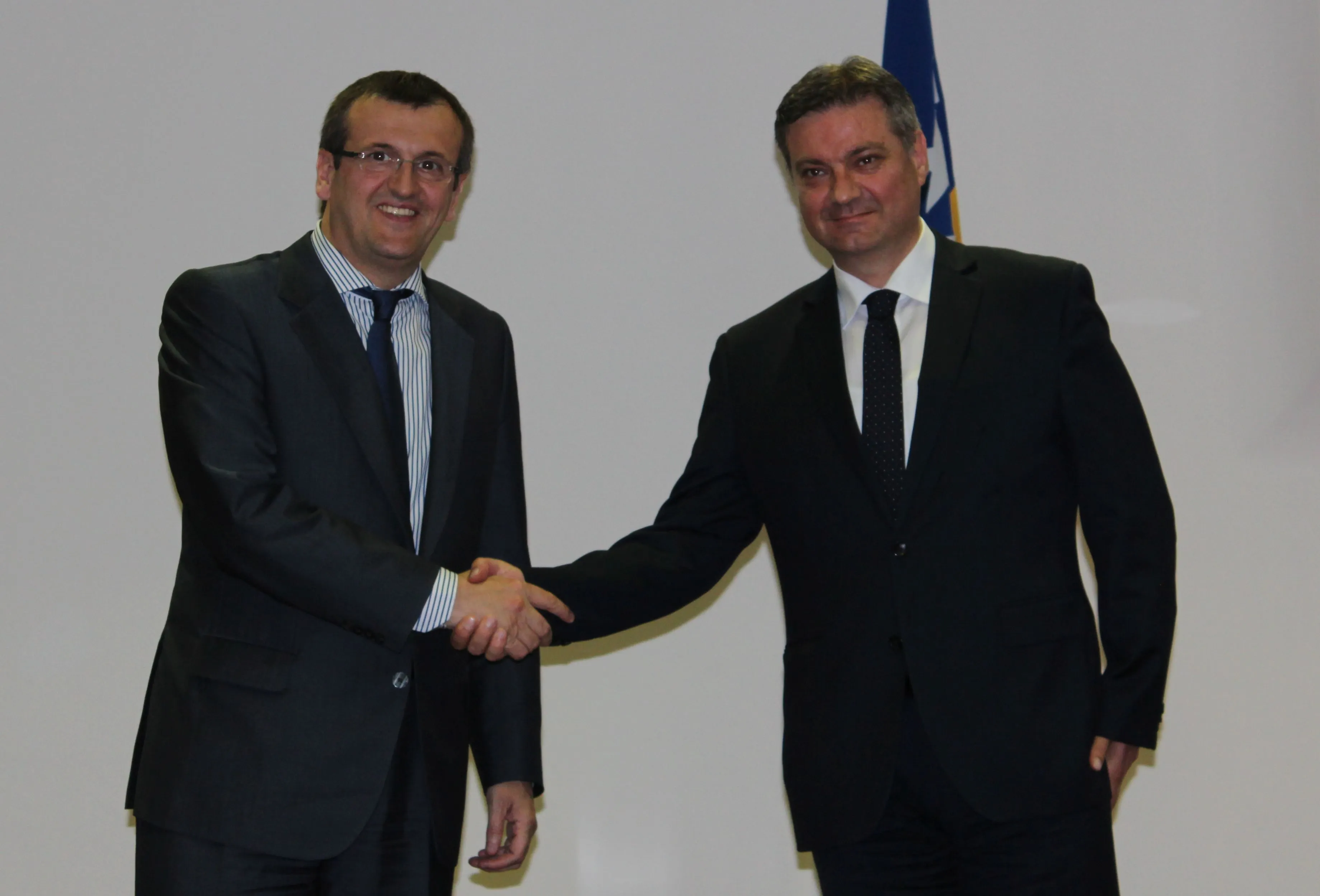 Chairman Zvizdić Talks with EP Rapporteur Dan Preda