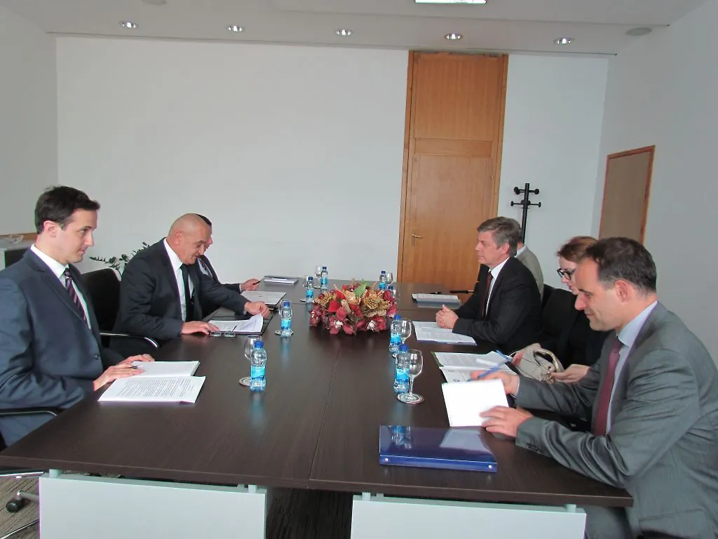 Minister Bevanda and Head of EU Delegation Wigmerk 
Talk on Economic Reforms Programme
