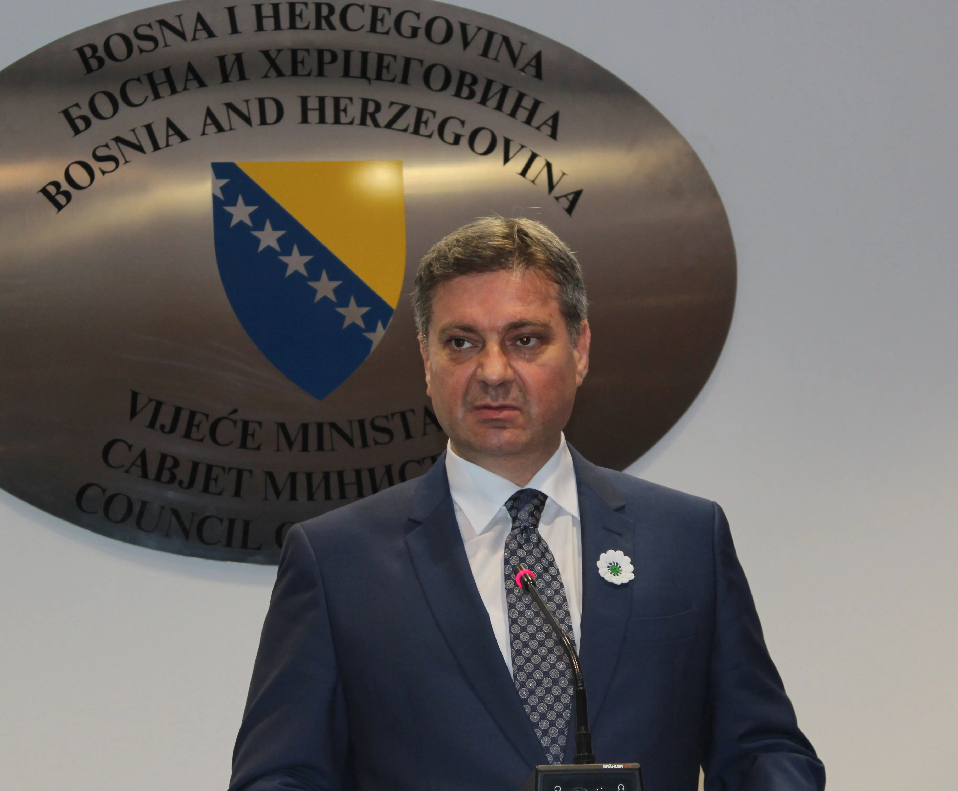 Izjava predsjedavajućeg  Vijeća ministara BiH dr. Denisa  Zvizdića nakon zvanične posjete njemačke kancelarke Angele Merkel BiH. (AUDIO zapis)