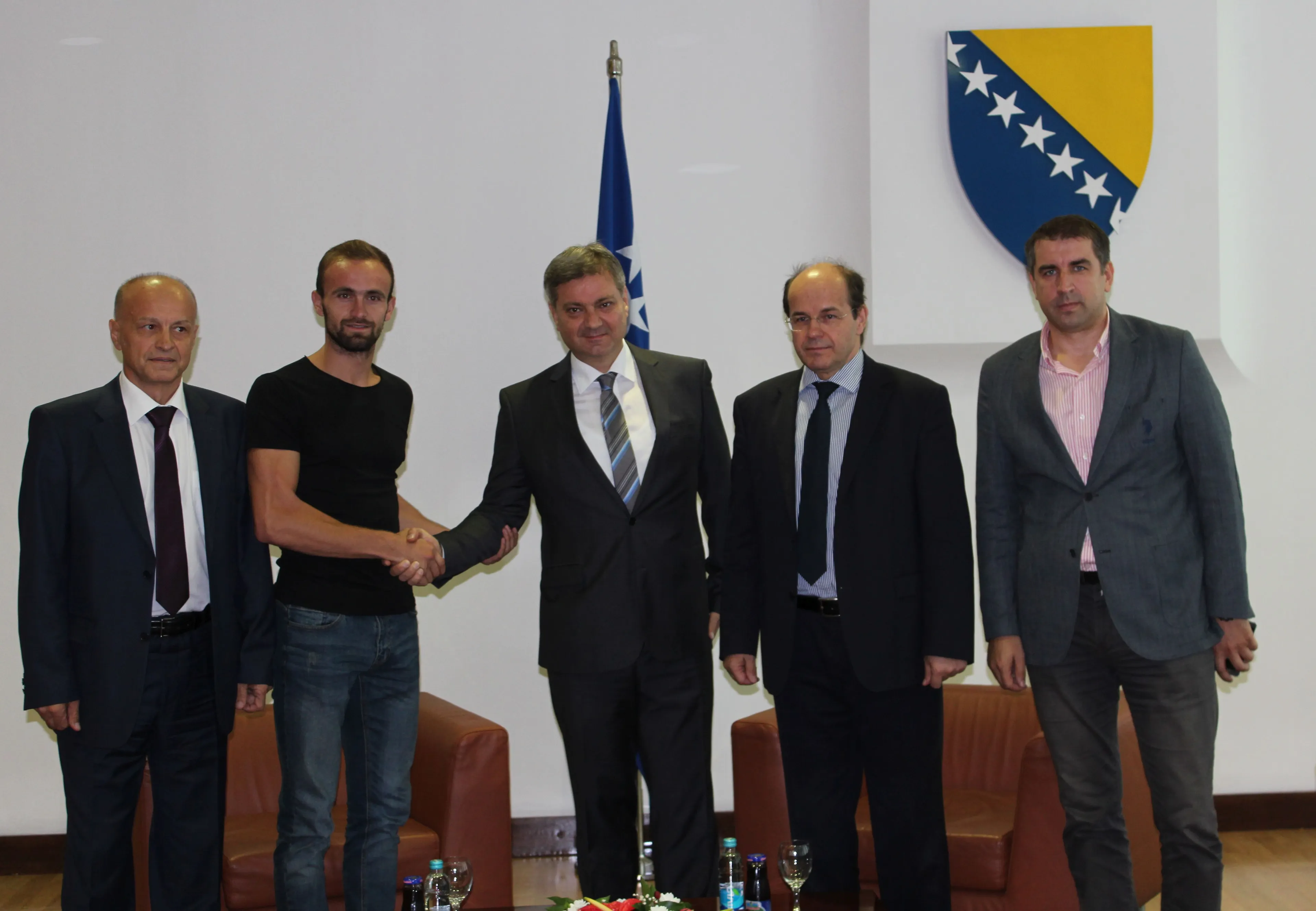 Predsjedatelj Zvizdić i ministar Osmanović primili Amela Tuku (AUDIO)