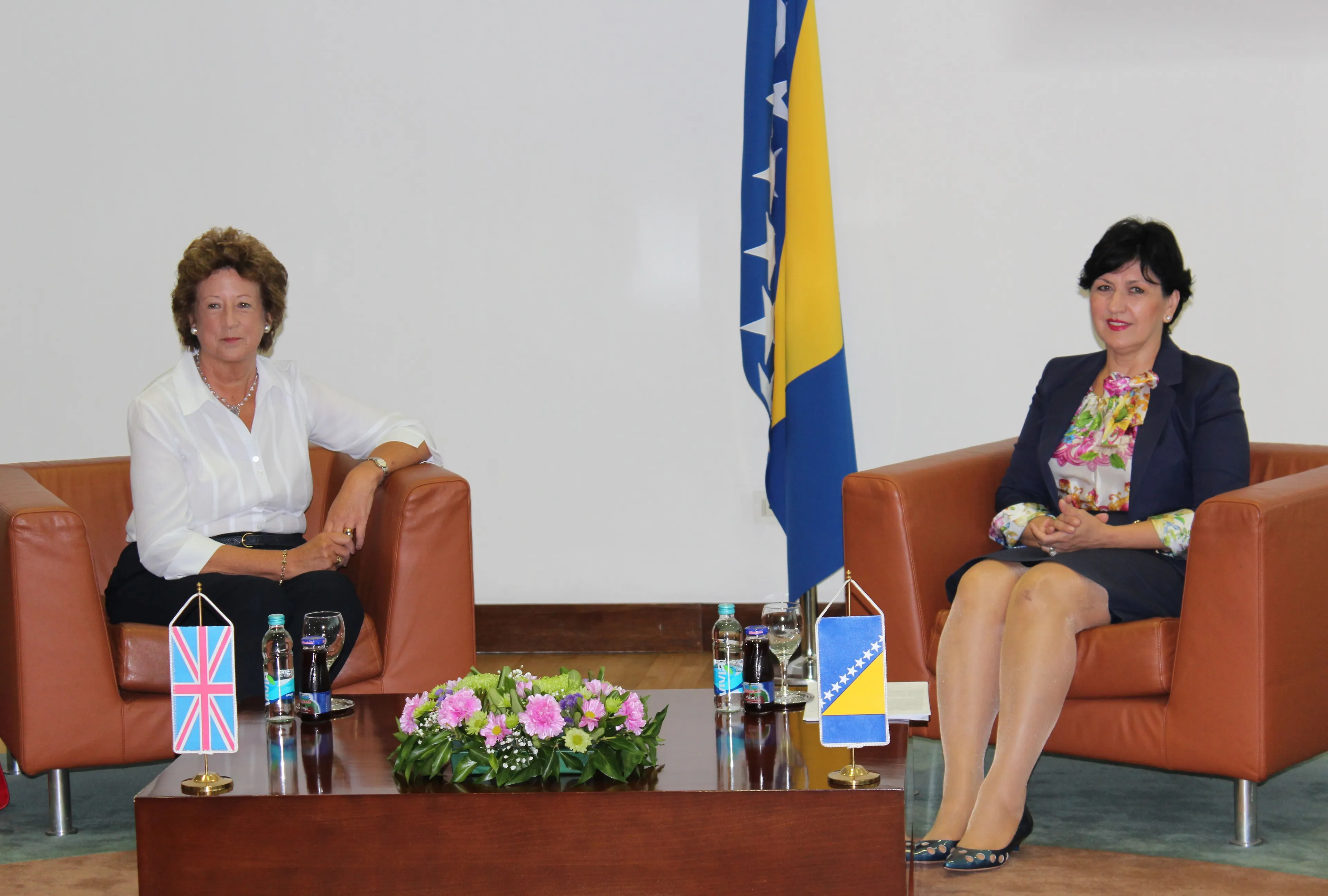 Министaрка за људска права и избјеглице Семиха Боровац разговарала са специјалном представницом премијера Велике Британије за превенцију сексуалног насиља у сукобима баронесом Џојс Енелај 