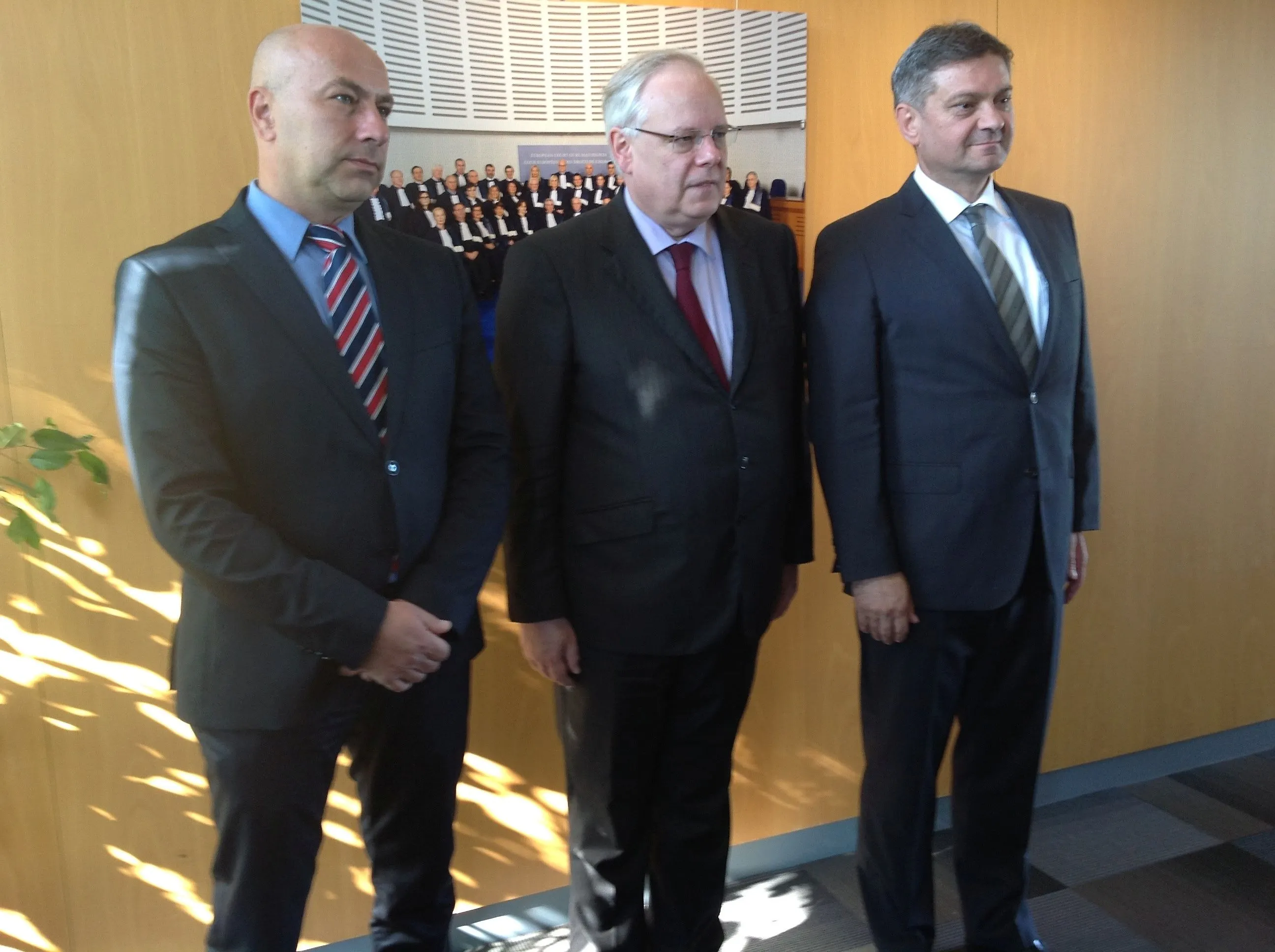 Chairman Zvizdić with President of the European Court for Human Rights 
Dean Spielmann
