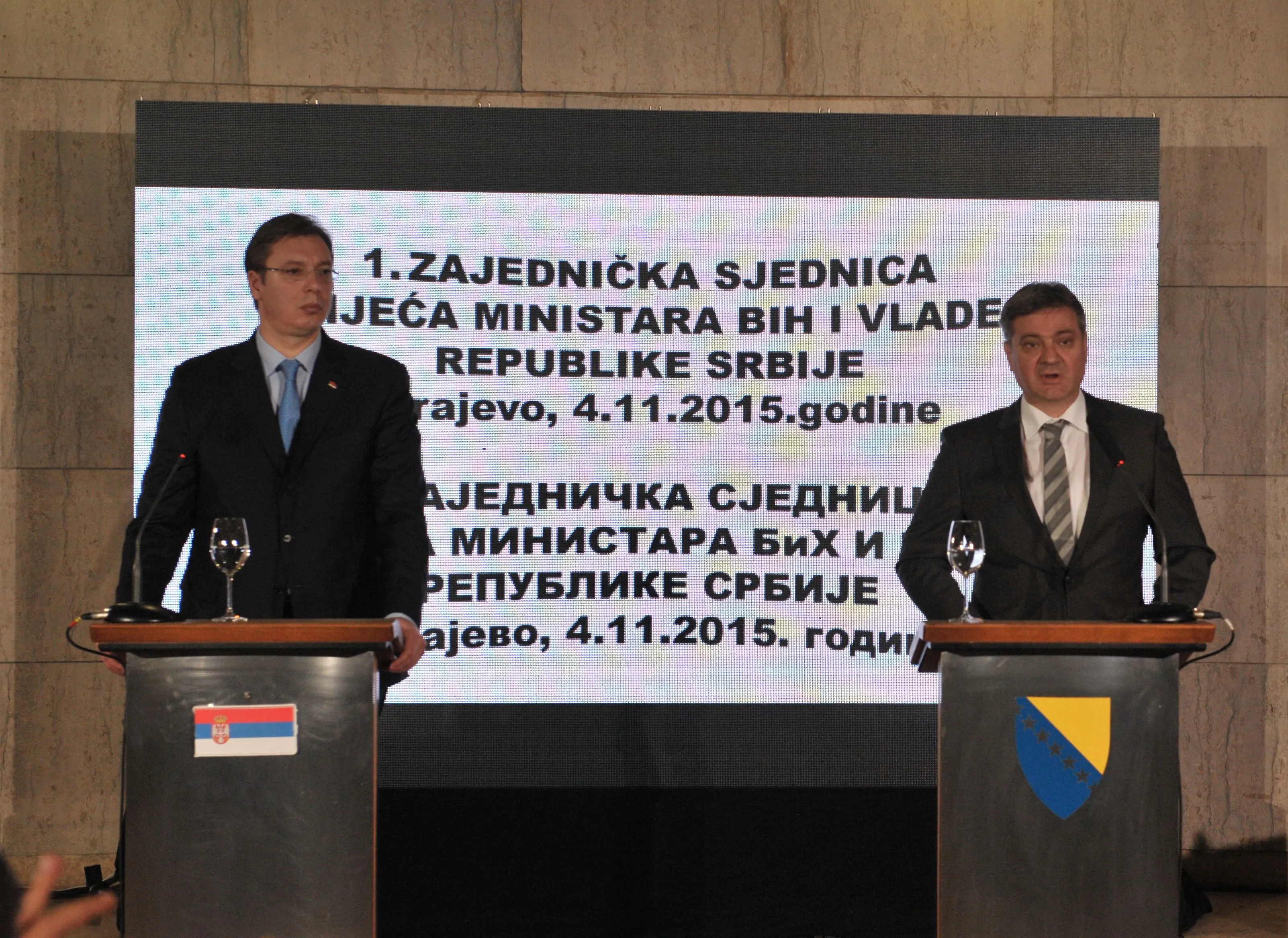 Konferencija za medije predsjedavajućeg Zvizdića i premijera Vučića (AUDIO, VIDEO)