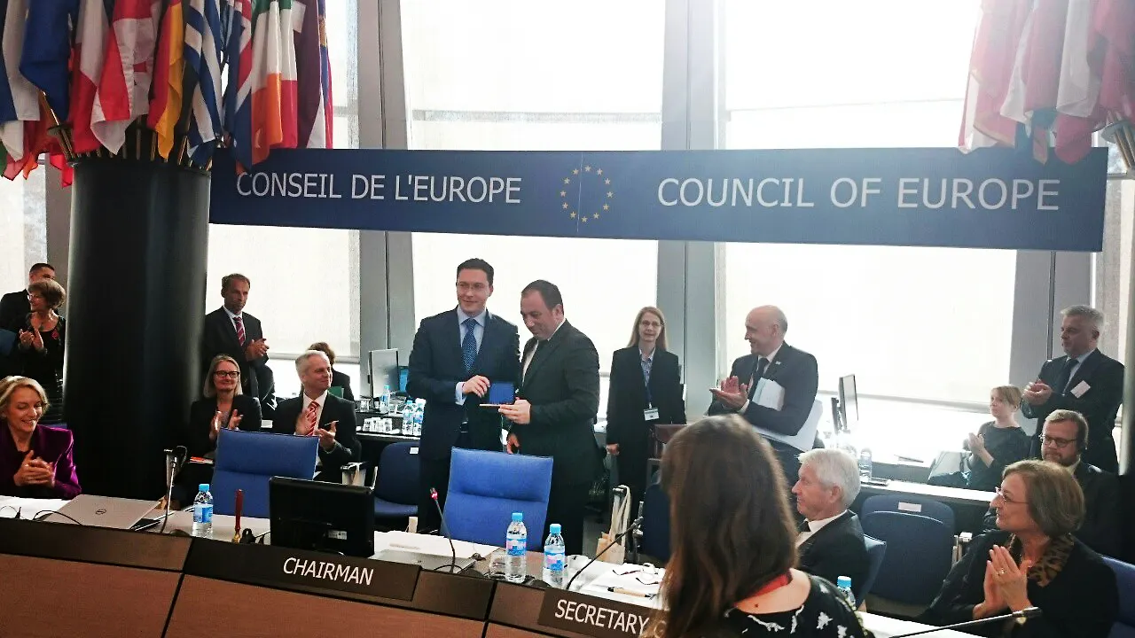Ministar vanjskih poslova BiH Igor Crnadak predao predsjedavanje Komitetom ministara Vijeća Evrope ministru vanjskih poslova Republike Bugarske Danielu Mitovu 