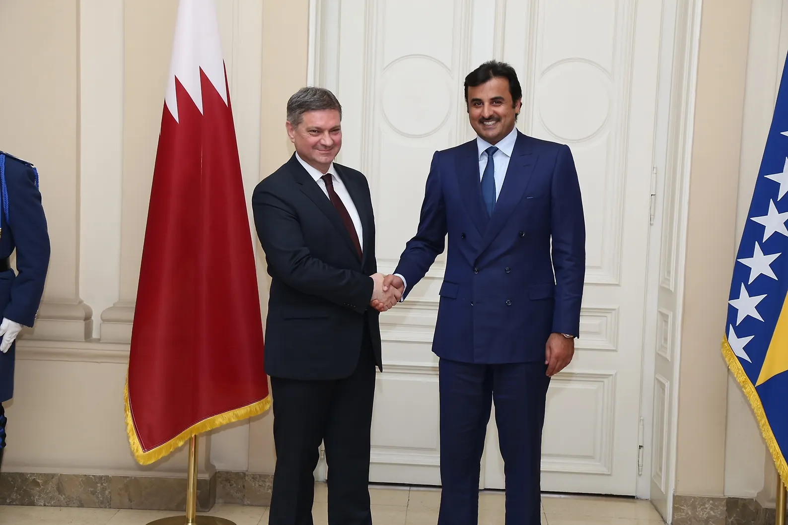 Chairman Zvizdić at Meeting with Emir of Qatar