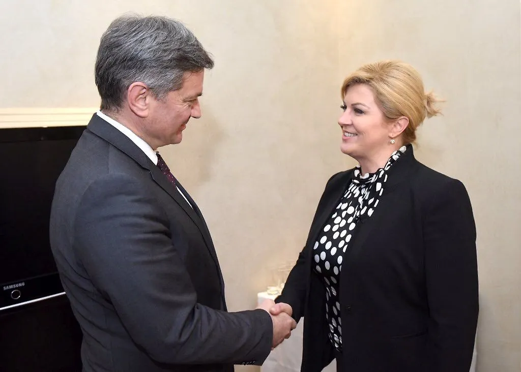 Zvizdić – Grabar-Kitarović: Croatia to Strongly Support Bosnia and Herzegovina on Its Way to EU