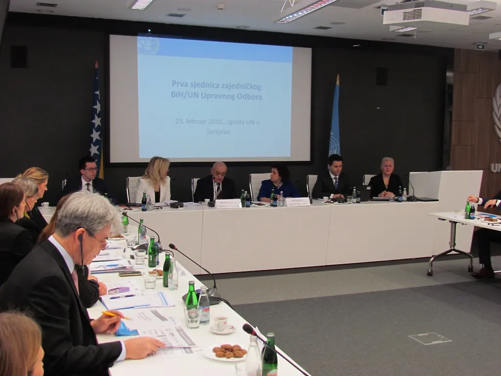 Одржана прва сједница Заједничког управног одбора БиХ и УН-а
