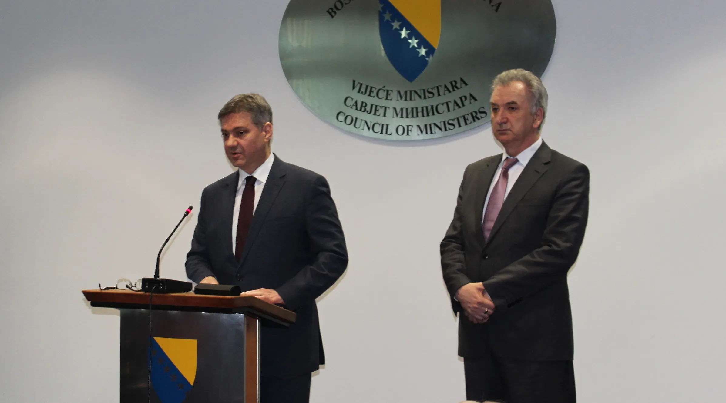 Konferencija za novinare predsjedavajućeg Zvizdića i ministra Šarovića (AUDIO)