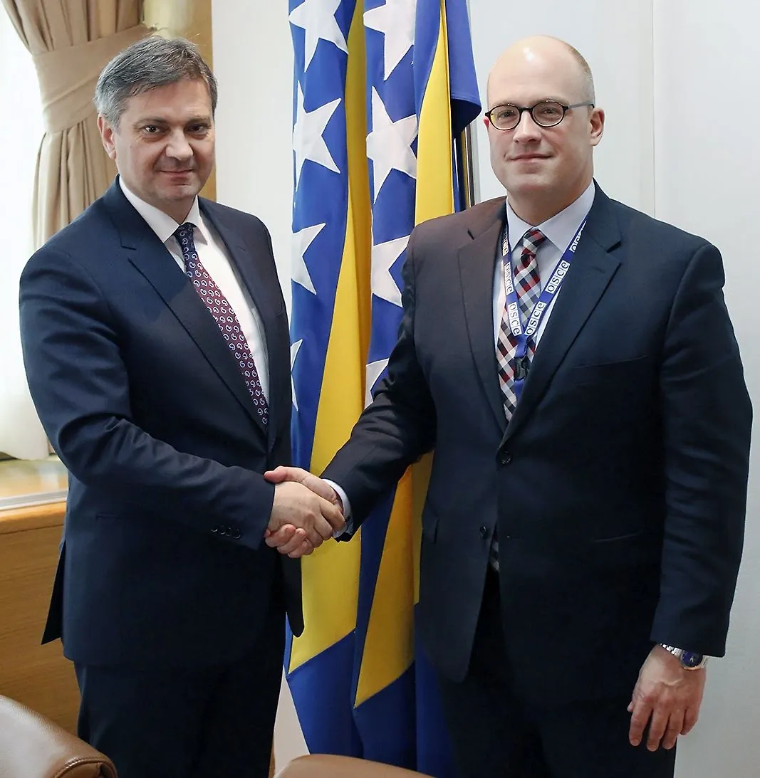 Predsjedavajući Zvizdić razgovarao sa šefom Misije OSCE-a u BiH