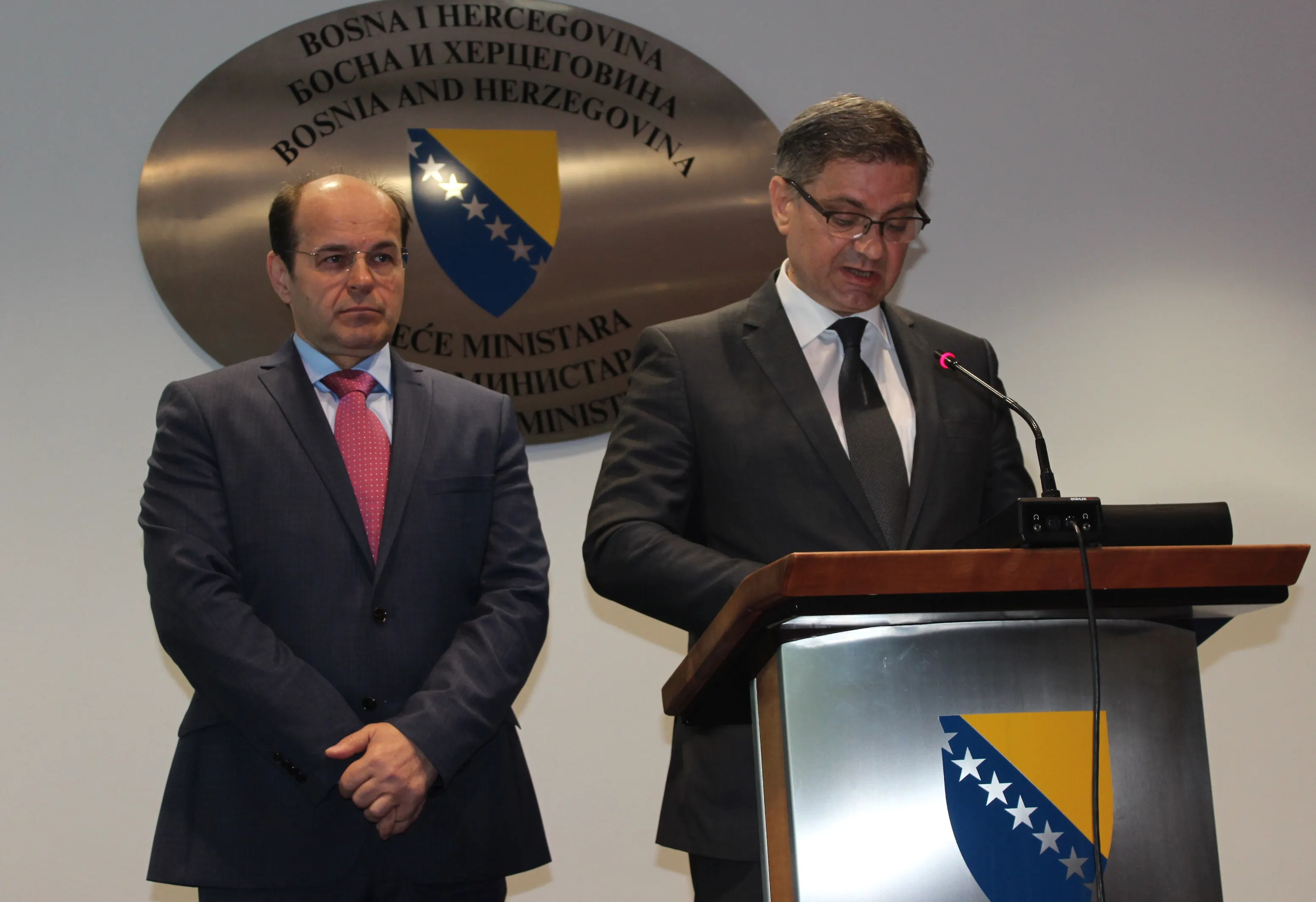 Konferencija za novinare predsjedavajućeg Zvizdića i ministra Osmanovića (AUDIO)