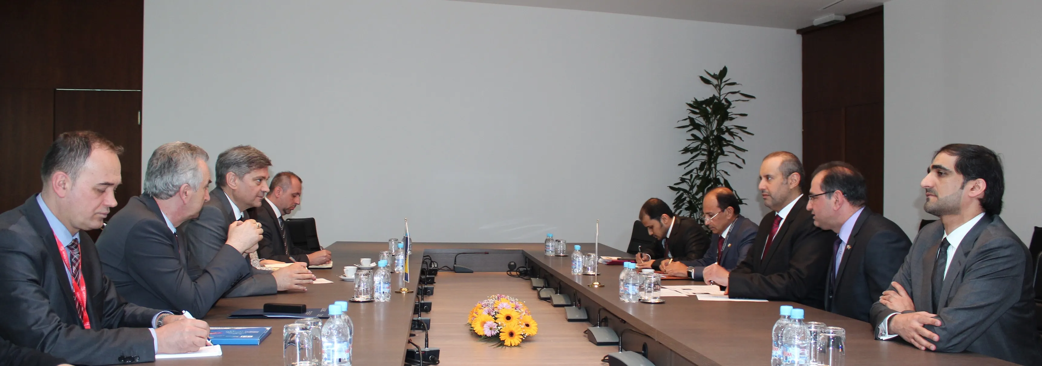 Chairman Zvizdić with Minister Al Thani