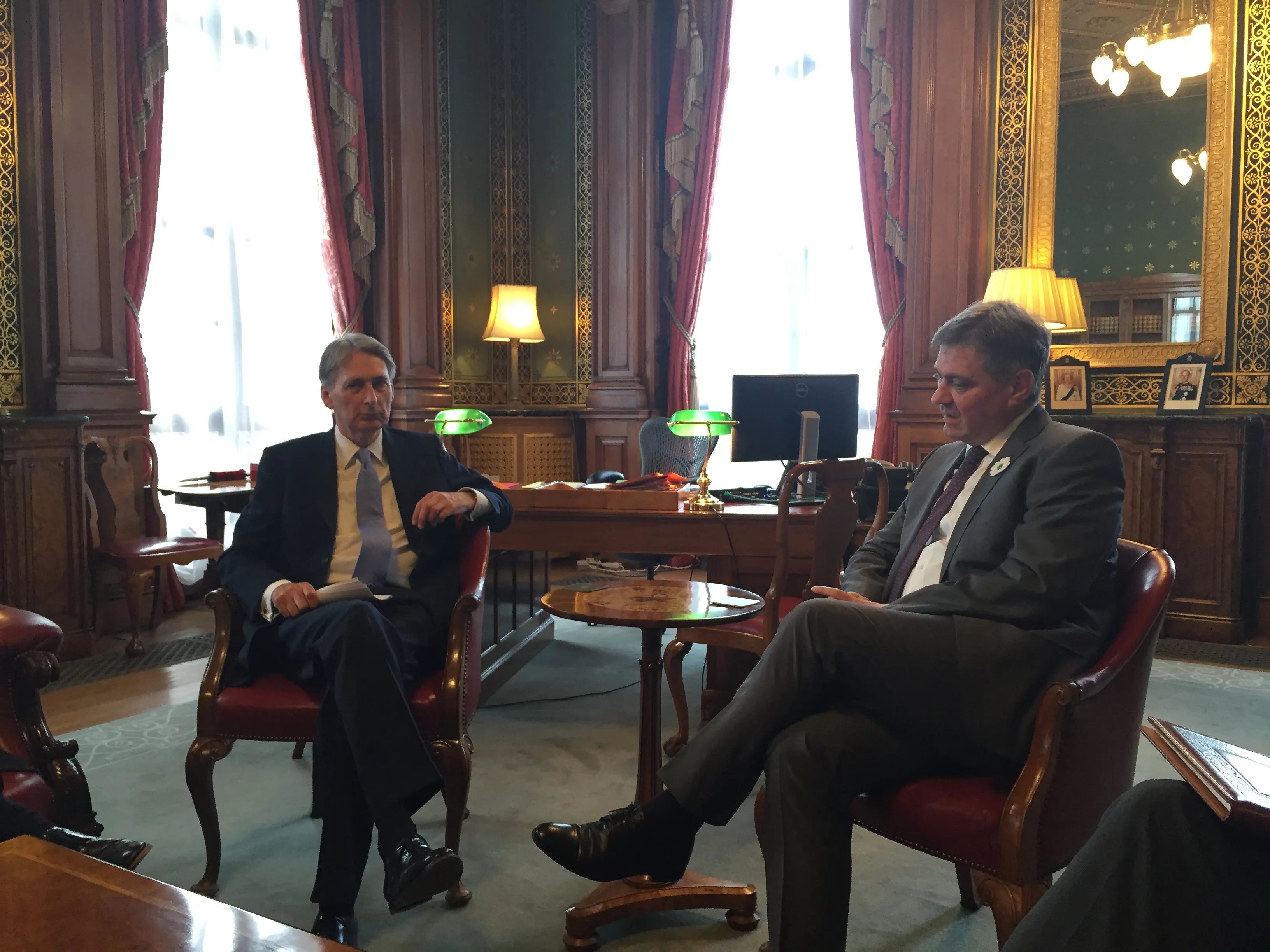 Predsjedavajući Zvizdić s ministrom Hammondom