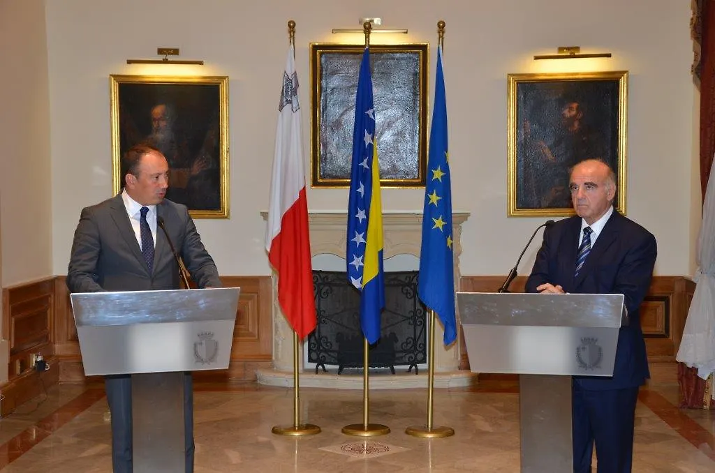 Министар иностраних послова Босне и Херцеговине Игор Црнадак у радној посјети Републици Малти 