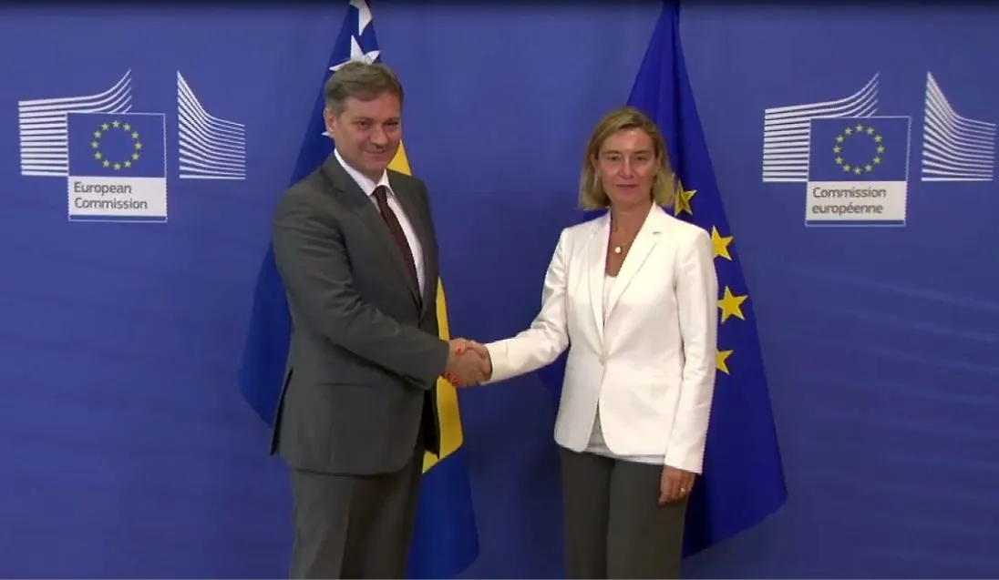Zvizdić – Mogherini: Progress of Bosnia and Herzegovina in EU Integrations Most Notable So Far