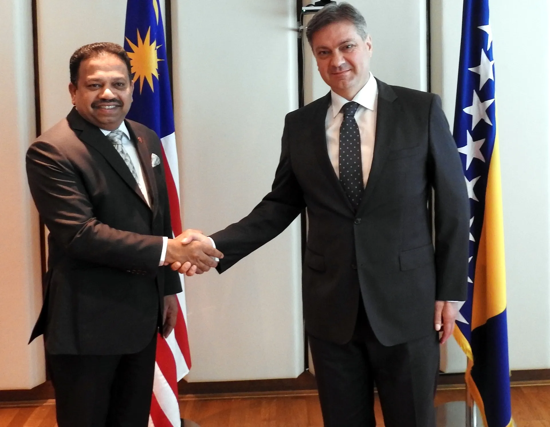 Chairman Zvizdić with President of Malaysian Senate