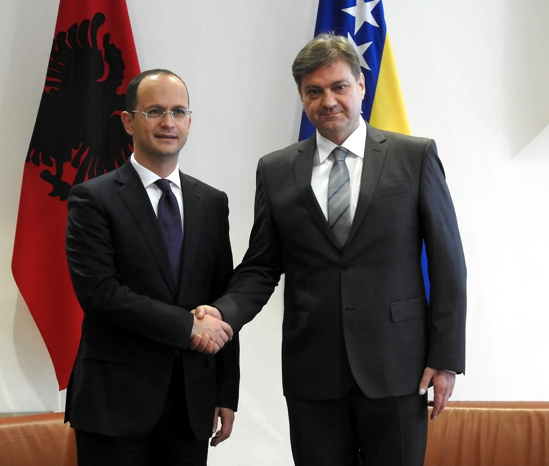 Chairman Zvizdić in Talks with Minister Bushati Proposes BIH-Albania Business Forum