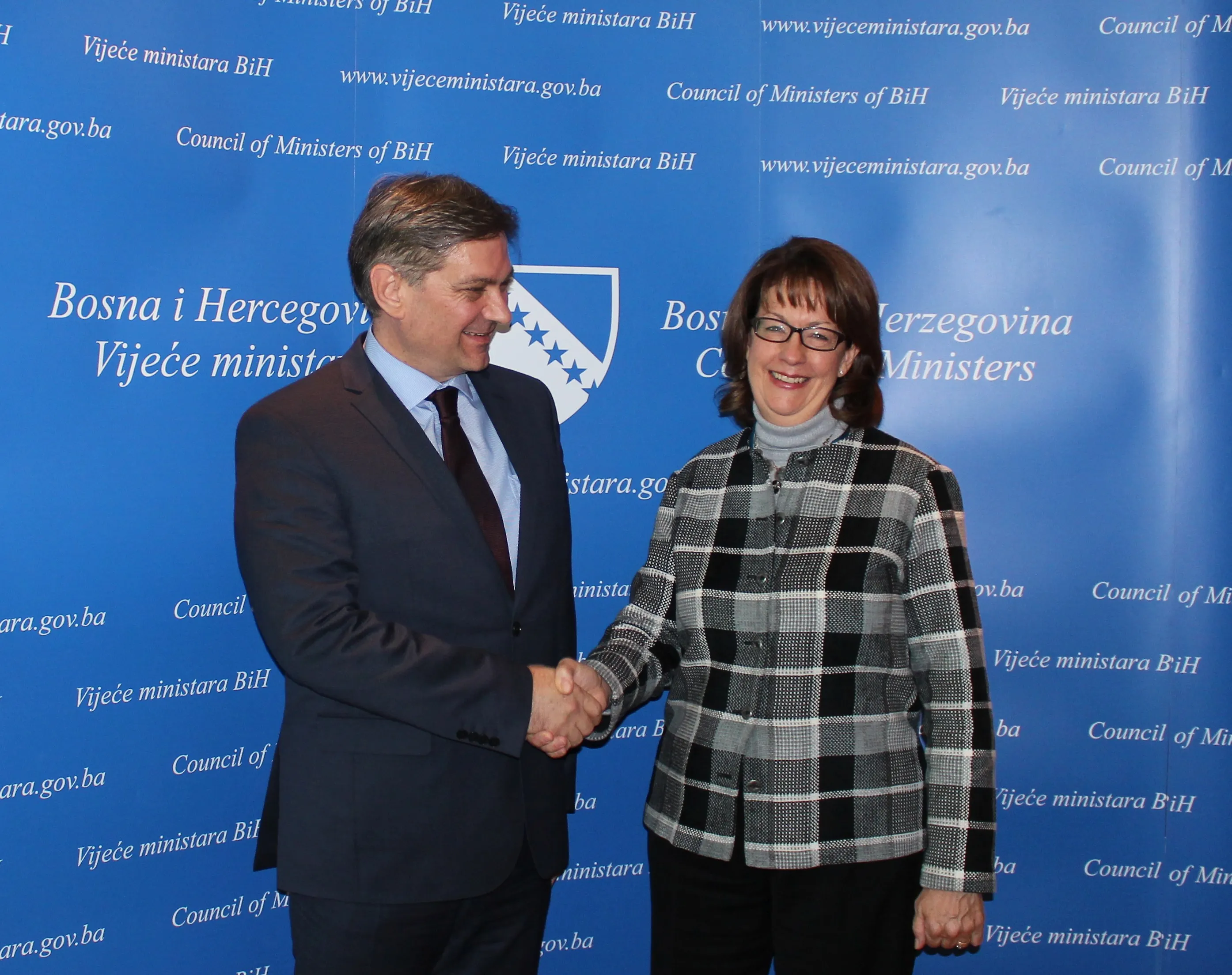 Chairman of Council of Ministers of BIH Talks with US Ambassador