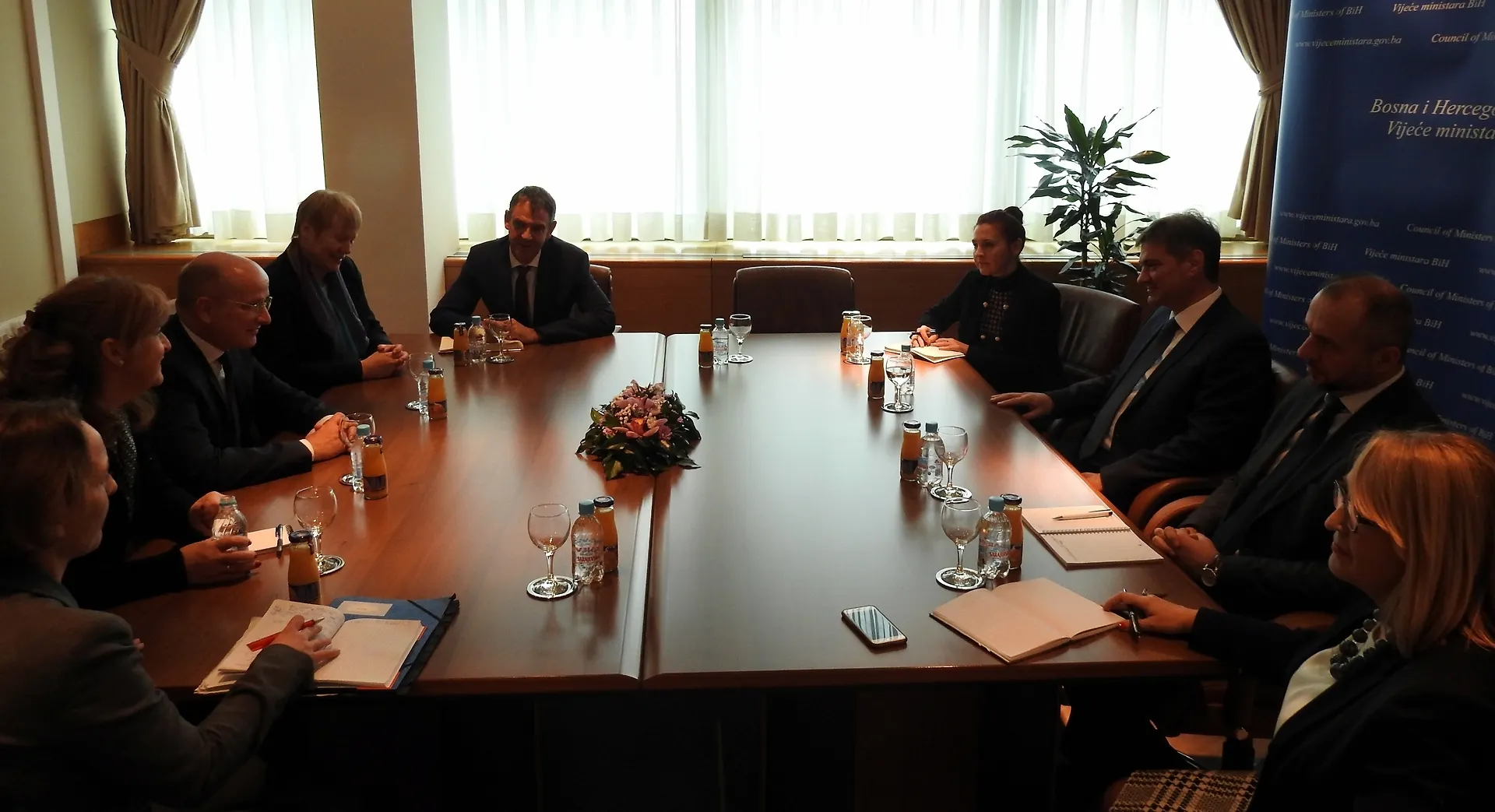 Predsjedatelj Zvizdić s političkim direktorom za Zapadni Balkan MVP-a SR Njemačke

