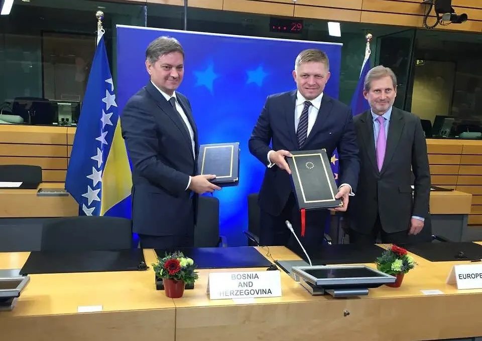 Predsjedatelj Zvizdić u Bruxellesu potpisao Protokol uz SSP  