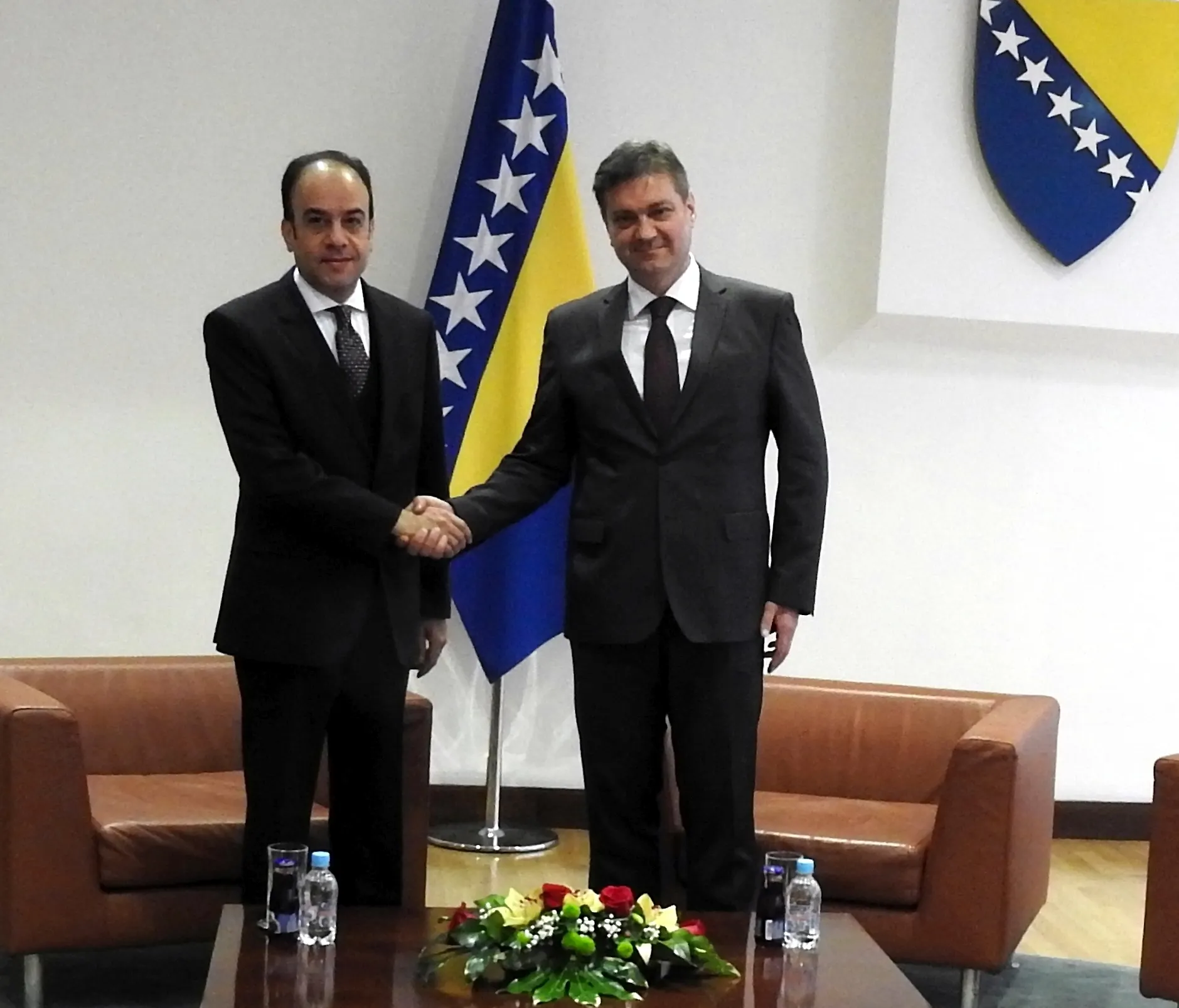 Chairman Zvizdić with Ambassador of AR Egypt