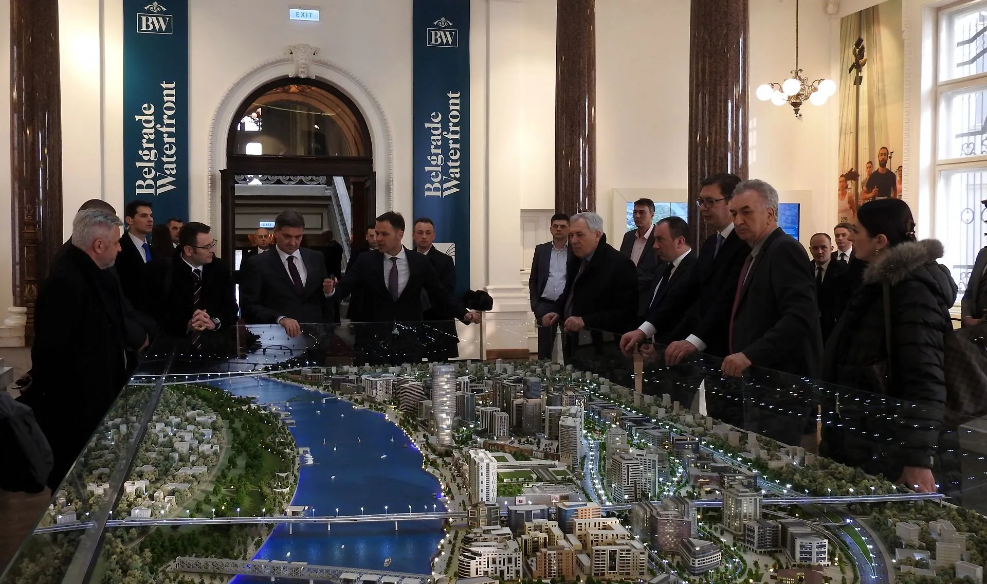 Delegaciji VMBiH predstavljen projekt „Beograd na vodi“