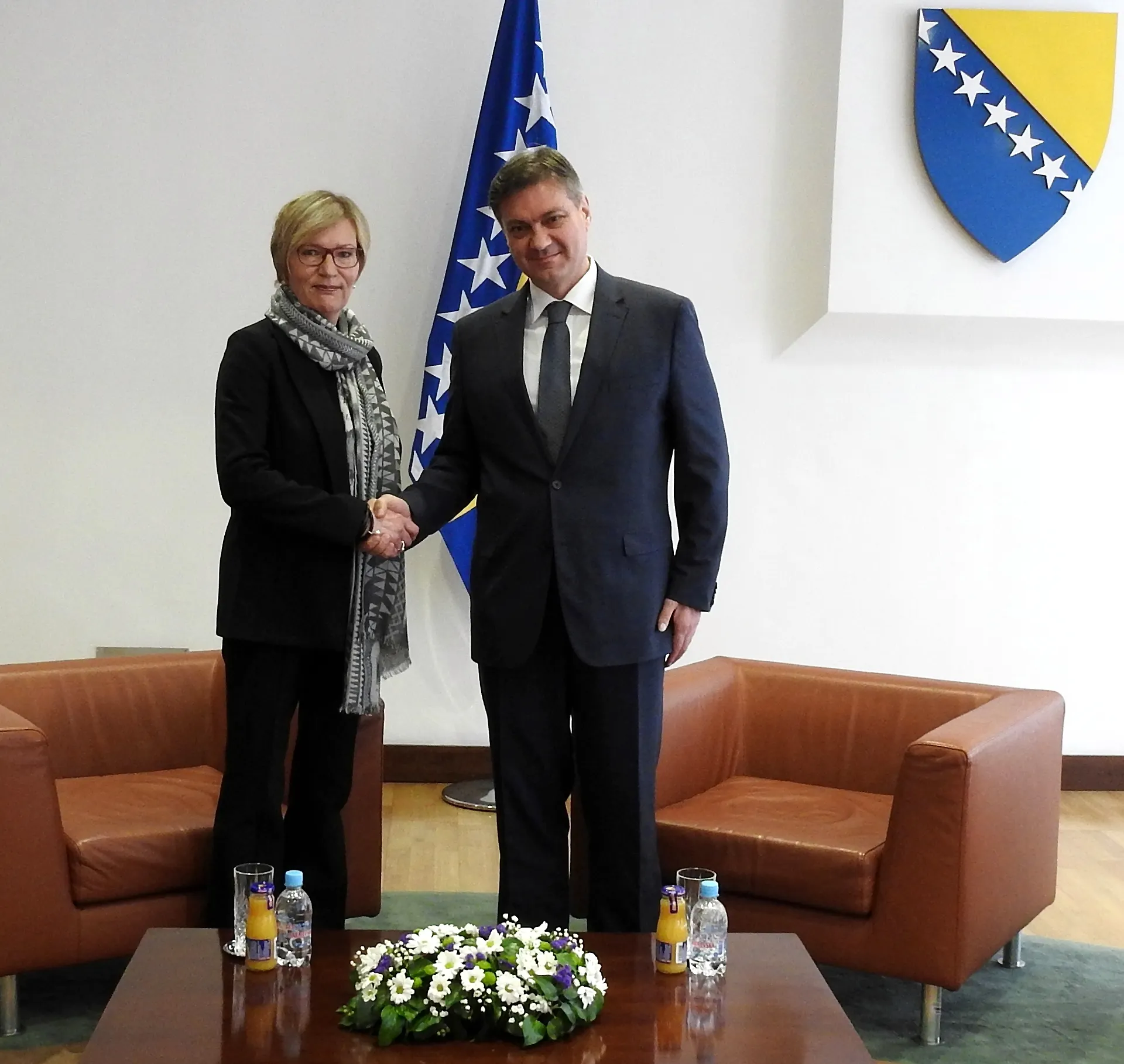 Predsjedavajući Zvizdić s ambasadoricom Kraljevine Norveške u BiH