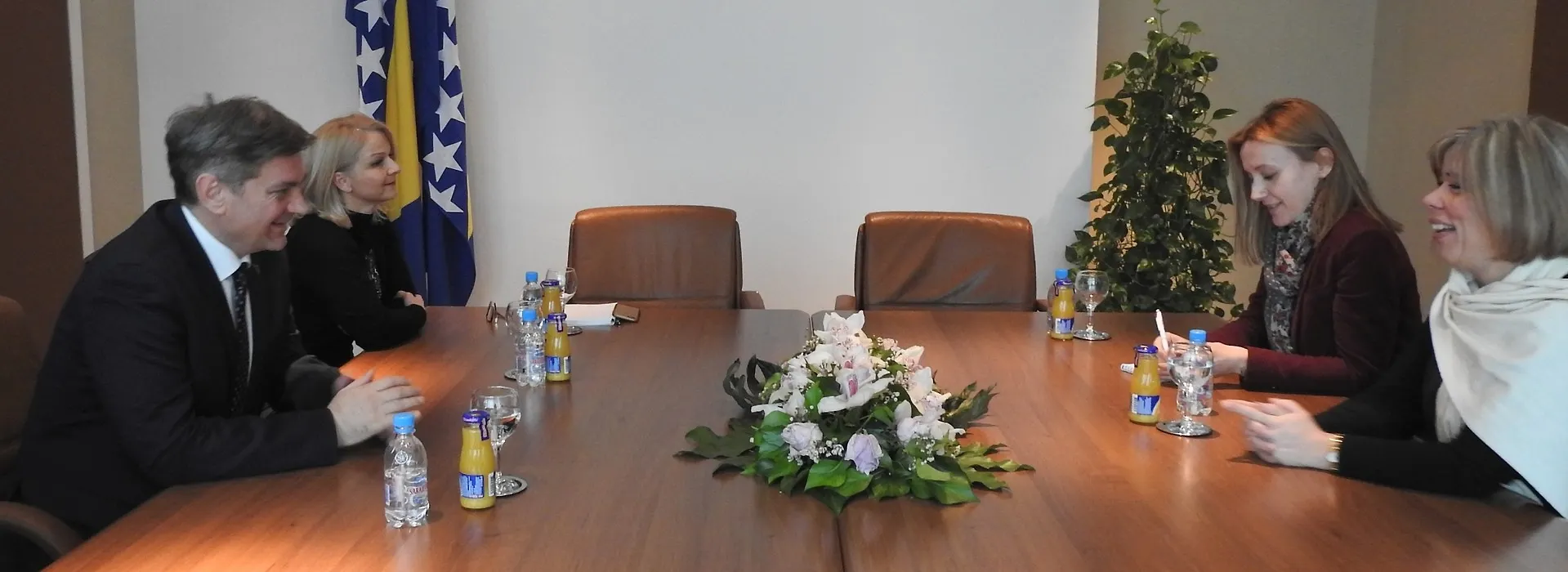 Zvizdić Talks with Ambassador Bodonyi