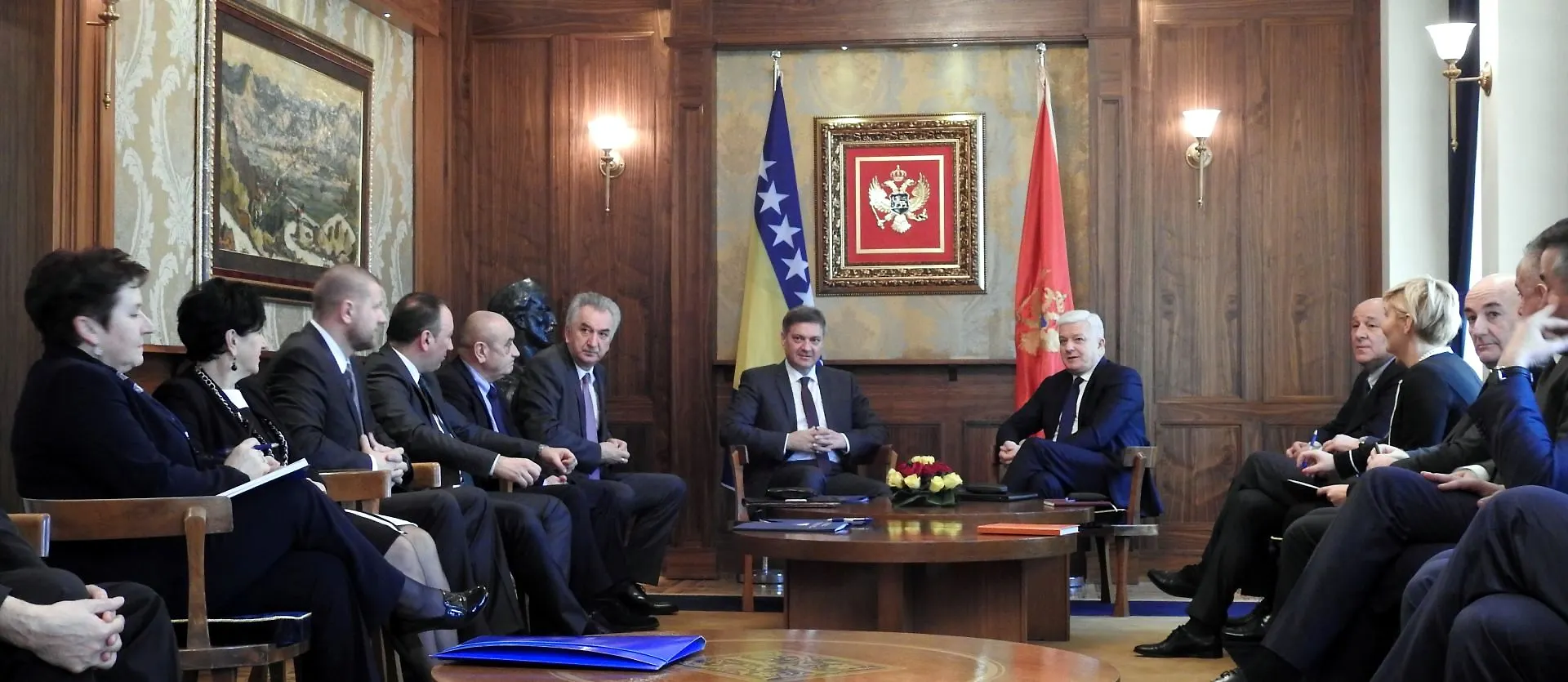 Delegations of Bosnia and Herzegovina and Montenegro Meet