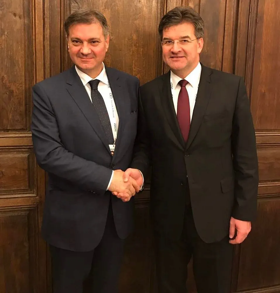 Chairman Zvizdić with Foreign Ministers of Slovakia and Norway