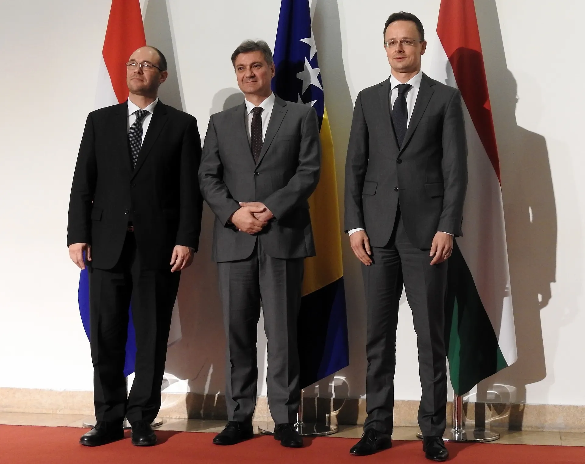 Predsjedatelj Zvizdić s ministrima vanjskih poslova Hrvatske i Mađarske