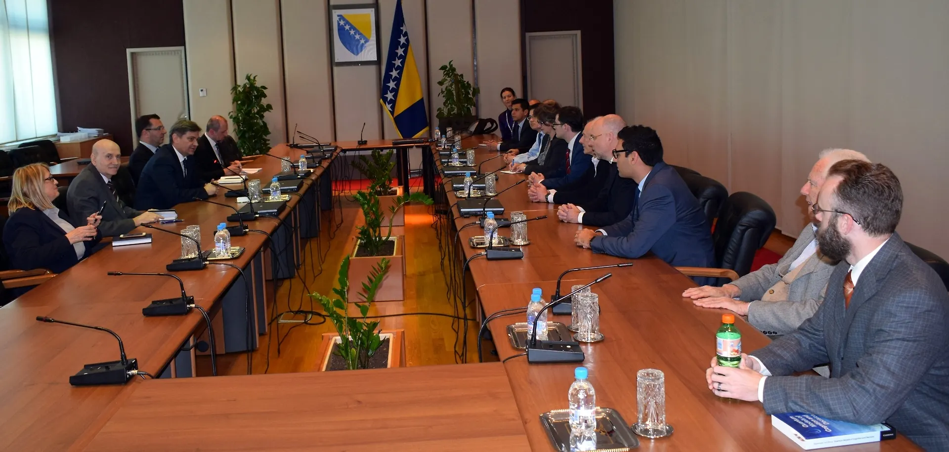 Chairman Zvizdić with Lecturers at International Conference on Official Statistics