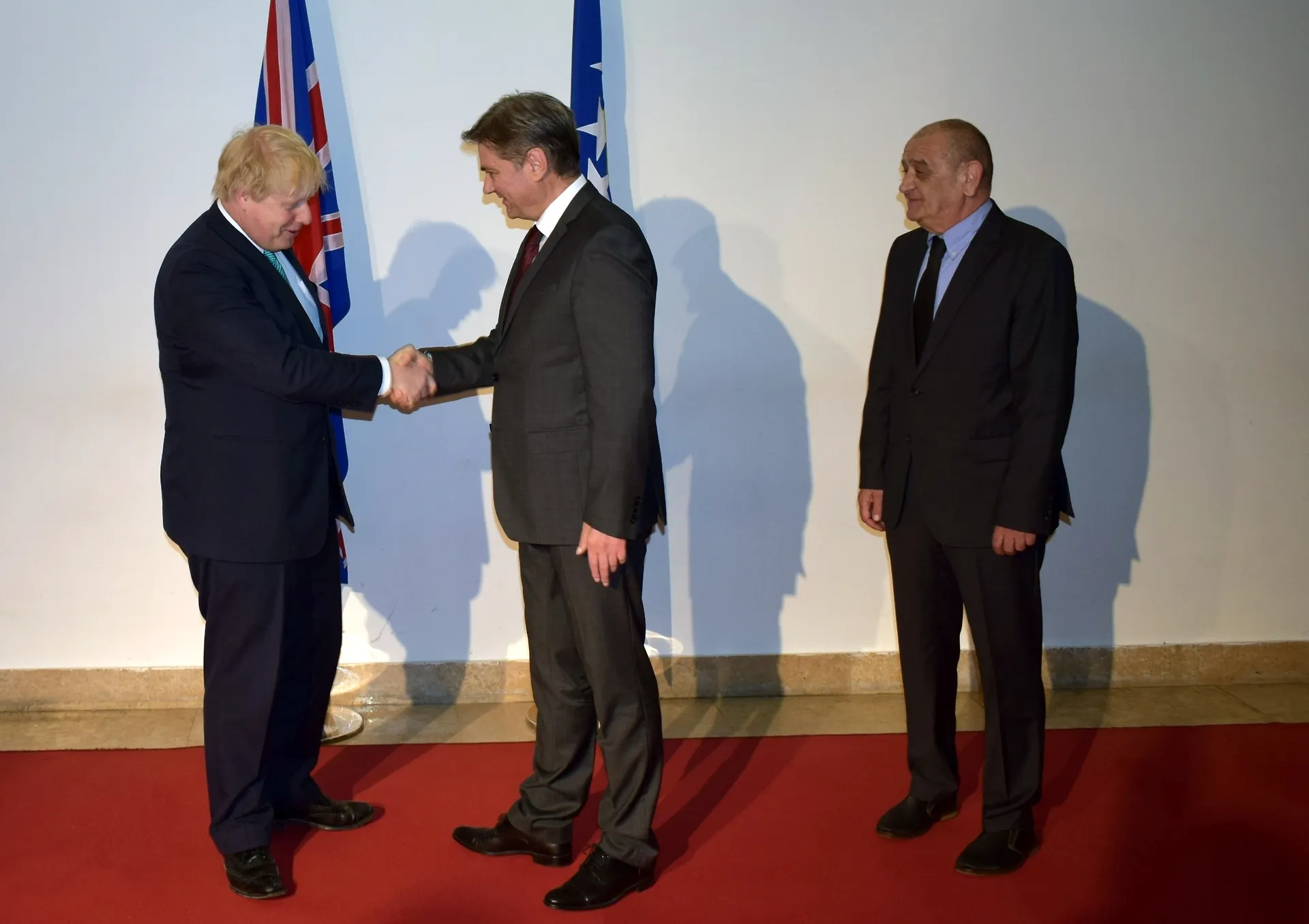 Predsjedavajući Zvizdić i ministar Bevanda s državnim sekretarom  Johnsonom