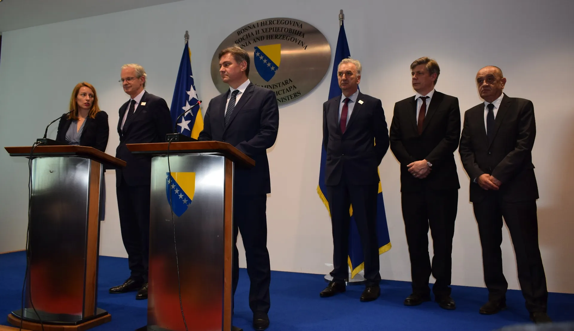 Izjave za medije predsjedavajućeg Zvizdića i direktora Direktorata EK Danijelsona (AUDIO)