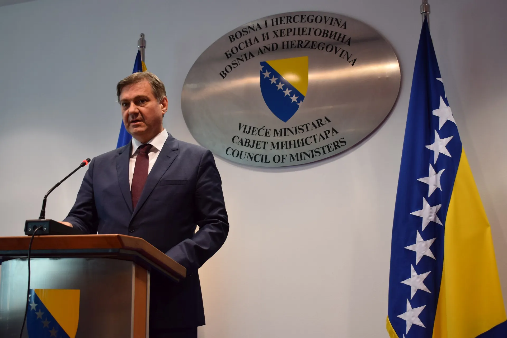 Konferencija za novinare predsjedavajućeg Zvizdića nakon povratka iz Bruxellesa (AUDIO)