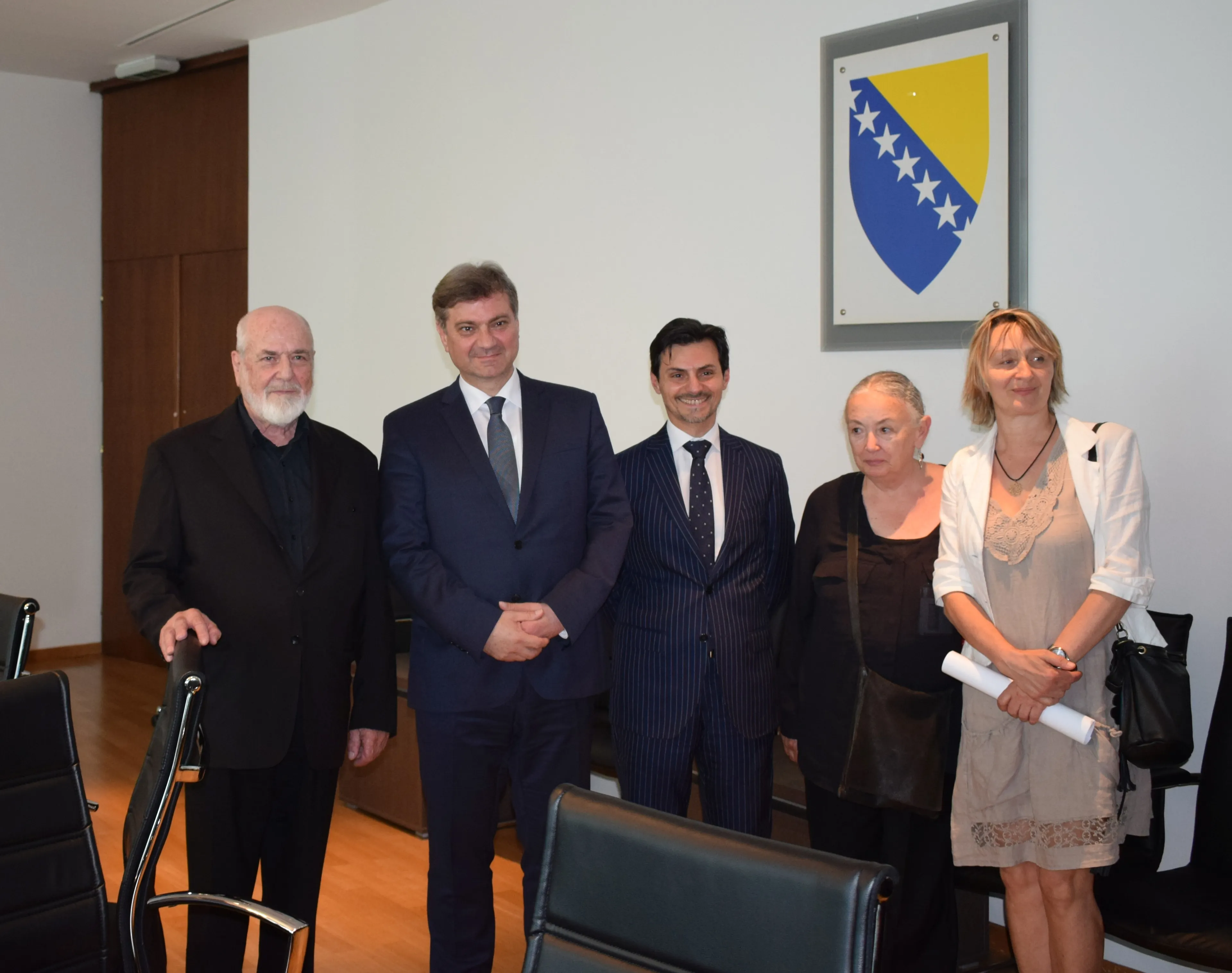 Predsjedavajući Zvizdić primio italijanskog umjetnika Pistoletta