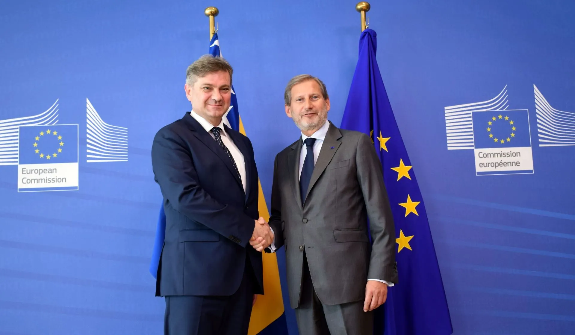 Predsjedavajući Zvizdić s komesarom Hahnom u Briselu (AUDIO)