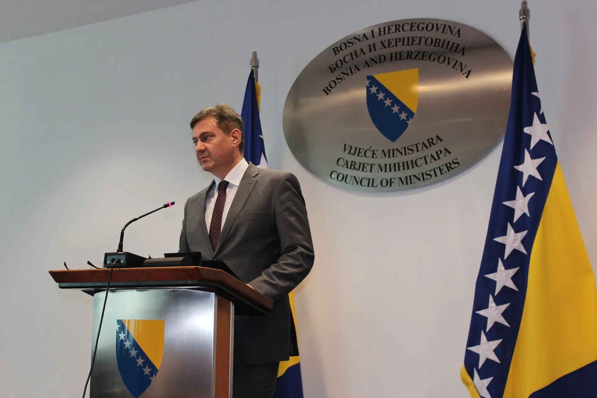 Press predsjedatelja  Vijeća ministara BiH Denisa Zvizdića (AUDIO)