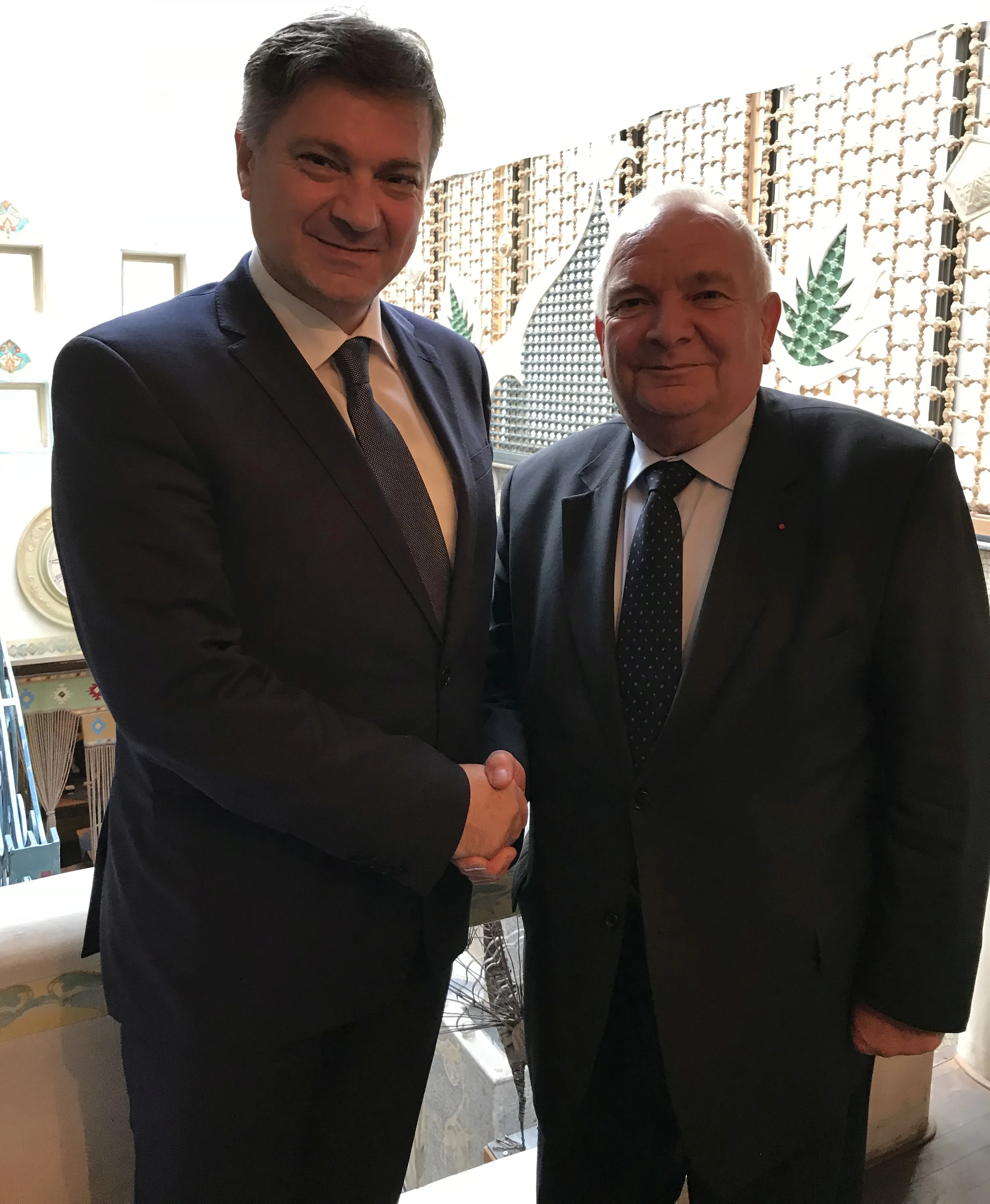 Chairman Zvizdić Talks with President of European People's Party
