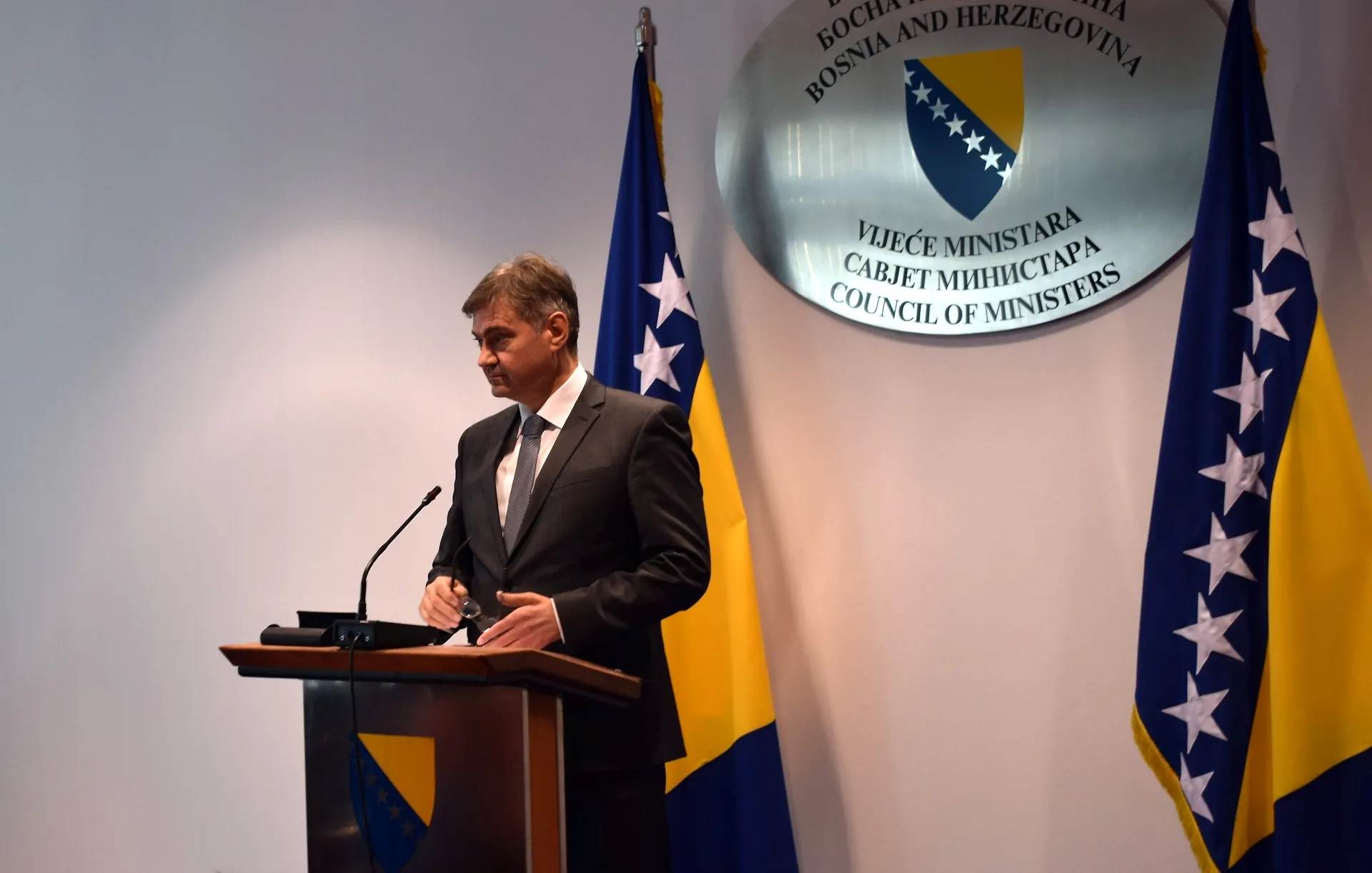 Konferencija za novinare predsjedatelja Zvizdića (AUDIO)