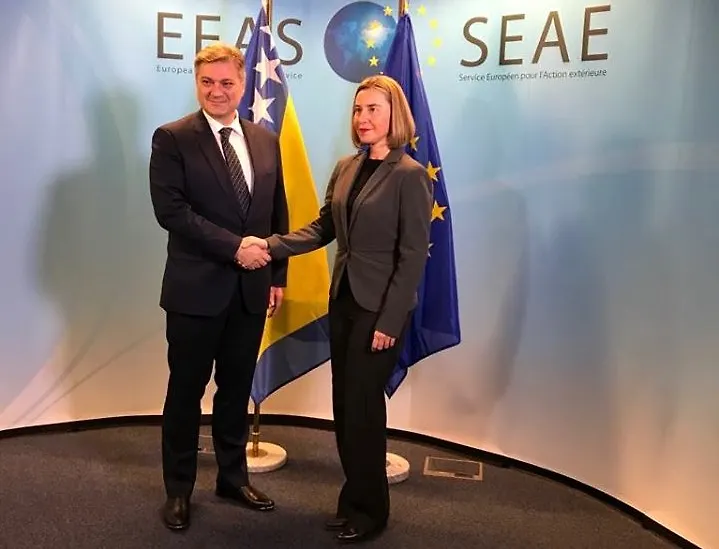 Zvizdić – Mogherini: BiH mora nastaviti pozitivni zamah približavanja EU (VIDEO)