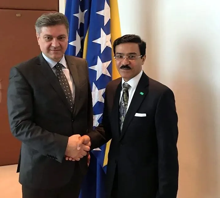 Chairman Zvizidć with Ambassador of Kingdom of Saudi Arabia