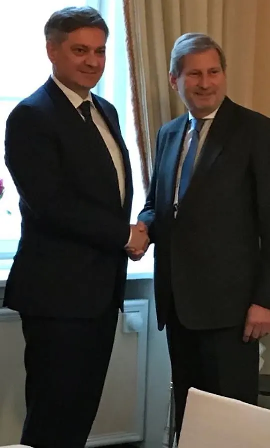 Chairman Zvizdić in Munich talks with Commissioner Hahn